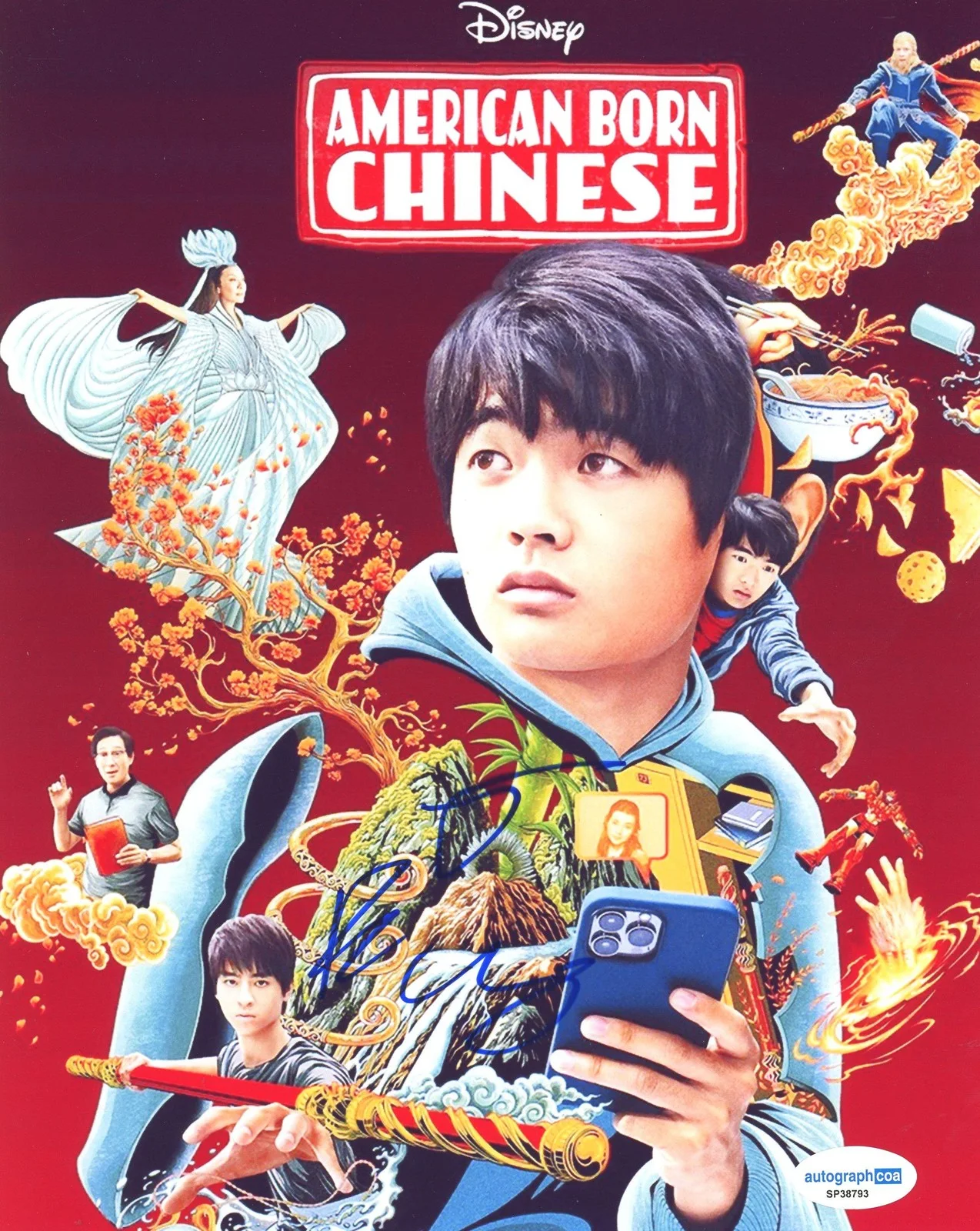 Ben Wang — Ben Wang "American Born Chinese" AUTOGRAPH Signed 'Jin Wang' 8x10 Photo ACOA, изображение 2