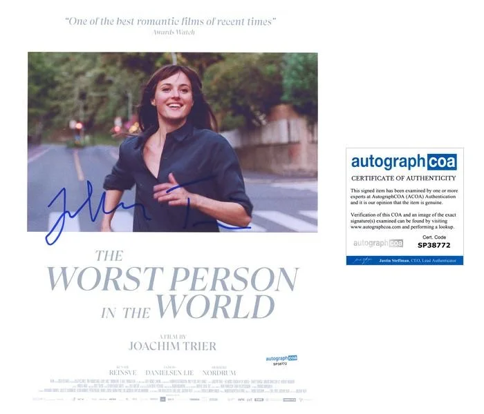 Joachim Trier — Joachim Trier "The Worst Person in the World" Director SIGNED 8x10 Photo ACOA