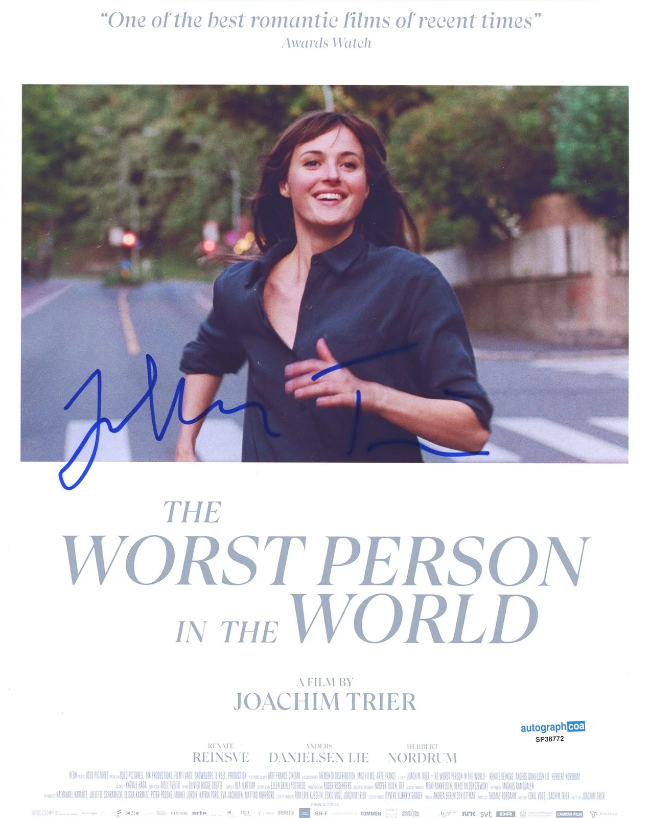 Joachim Trier — Joachim Trier "The Worst Person in the World" Director SIGNED 8x10 Photo ACOA, изображение 2
