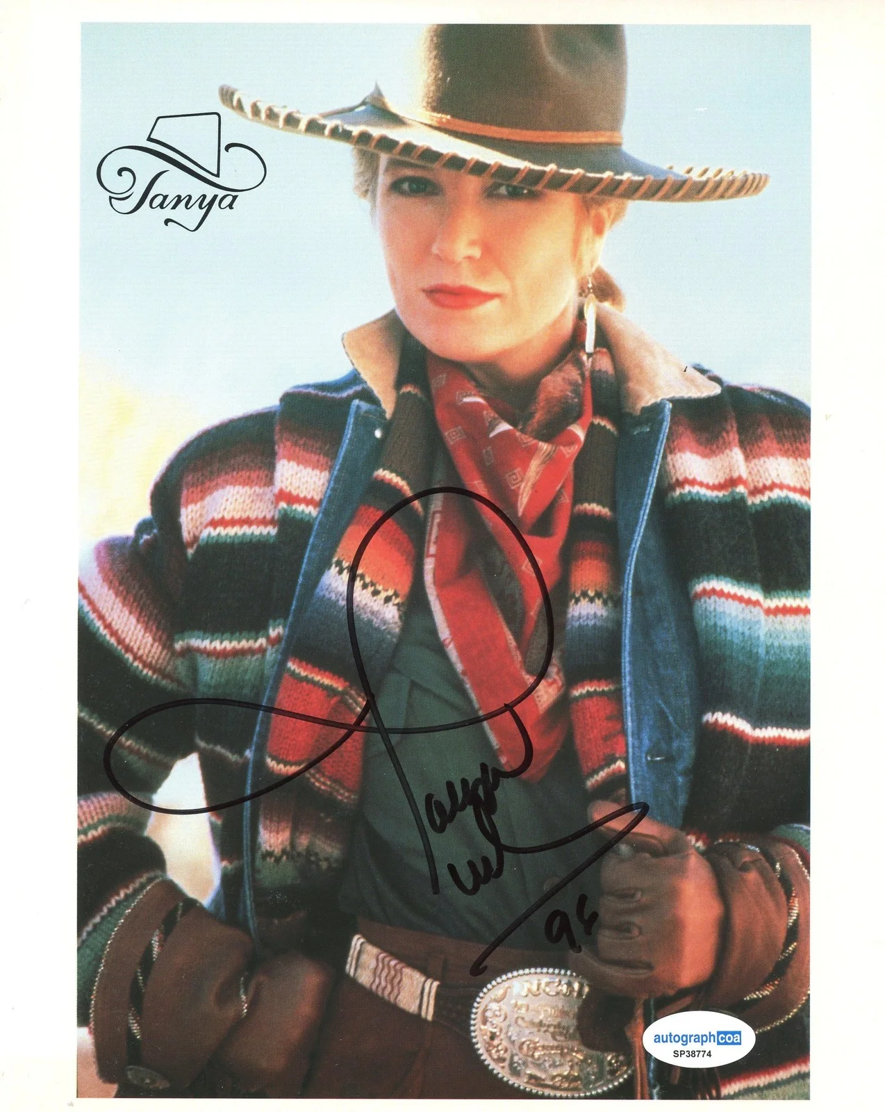 Tanya Tucker — Tanya Tucker "TNT" Country Singer AUTOGRAPH Signed Autographed 8x10 Photo ACOA, изображение 2