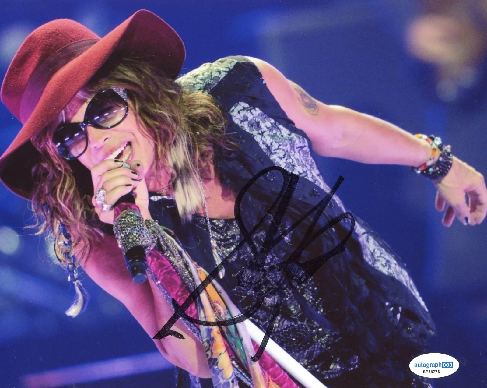 Steven Tyler — Steven Tyler "Aerosmith" Frontman AUTOGRAPH Signed Autographed 8x10 Photo F ACOA, изображение 2