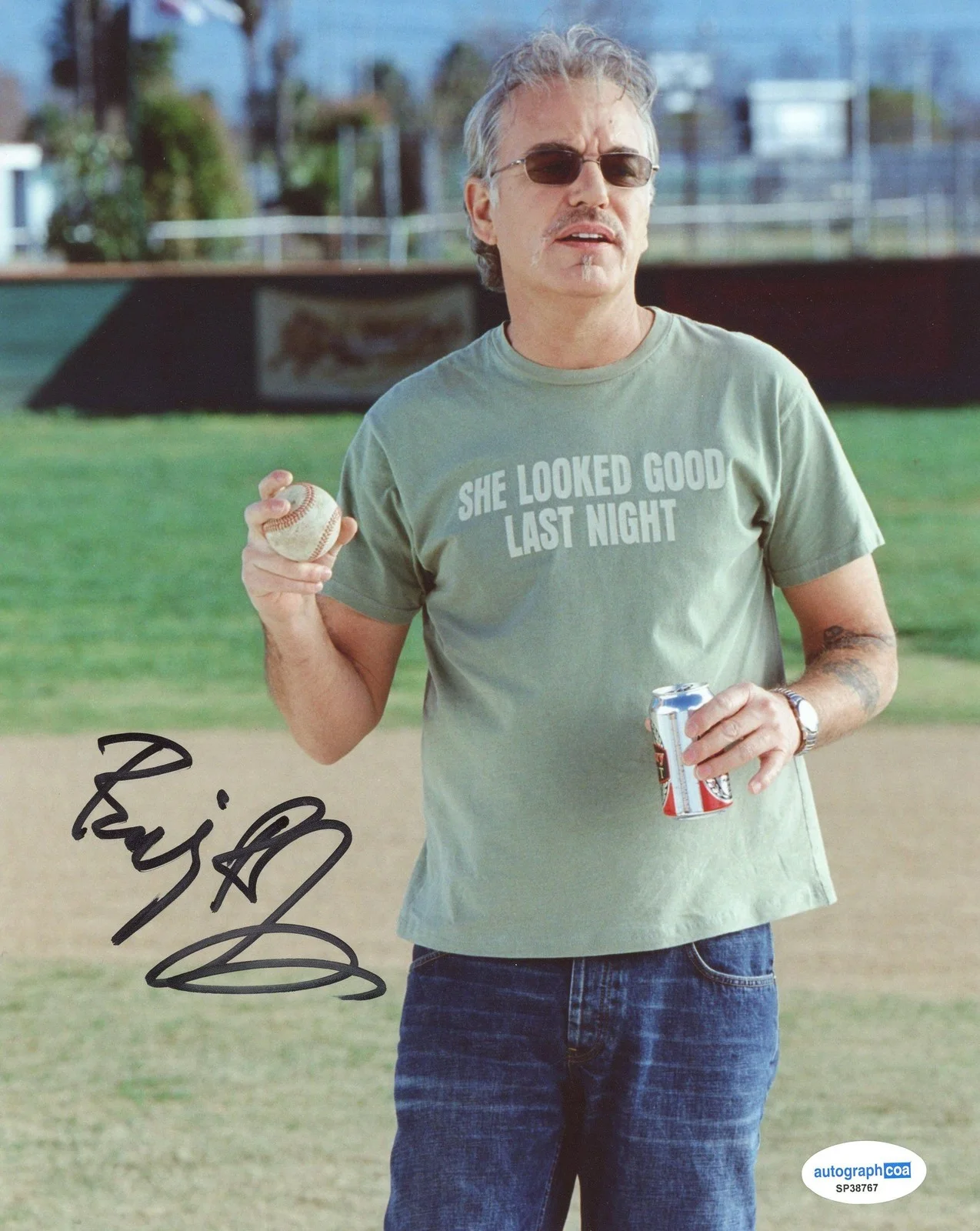 Billy Bob Thornton — Billy Bob Thornton "Bad News Bears" AUTOGRAPH Signed Autographed 8x10 Photo ACOA, image 2
