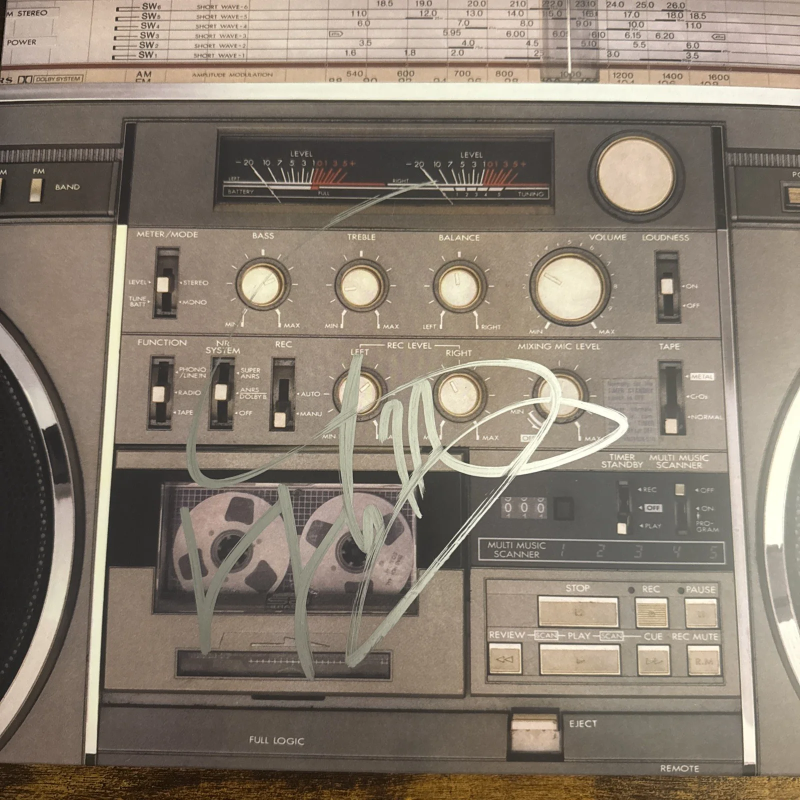 LL COOL J signed autographed Radio Album Vinyl LP Beckett Coa, image 2