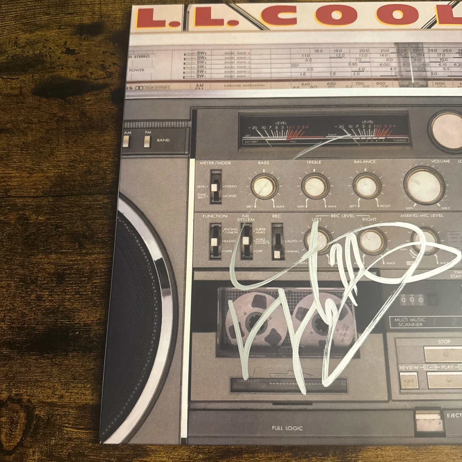 LL COOL J signed autographed Radio Album Vinyl LP Beckett Coa, image 4