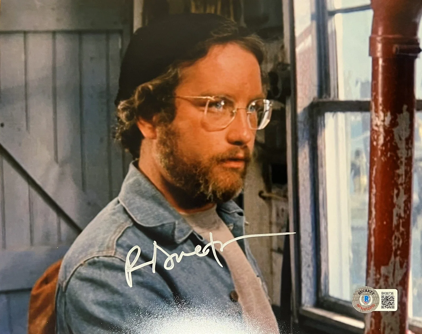 Richard Dreyfuss — Richard Dreyfuss Signed Photo BAS COA JAWS Robert Shaw Roy Scheider