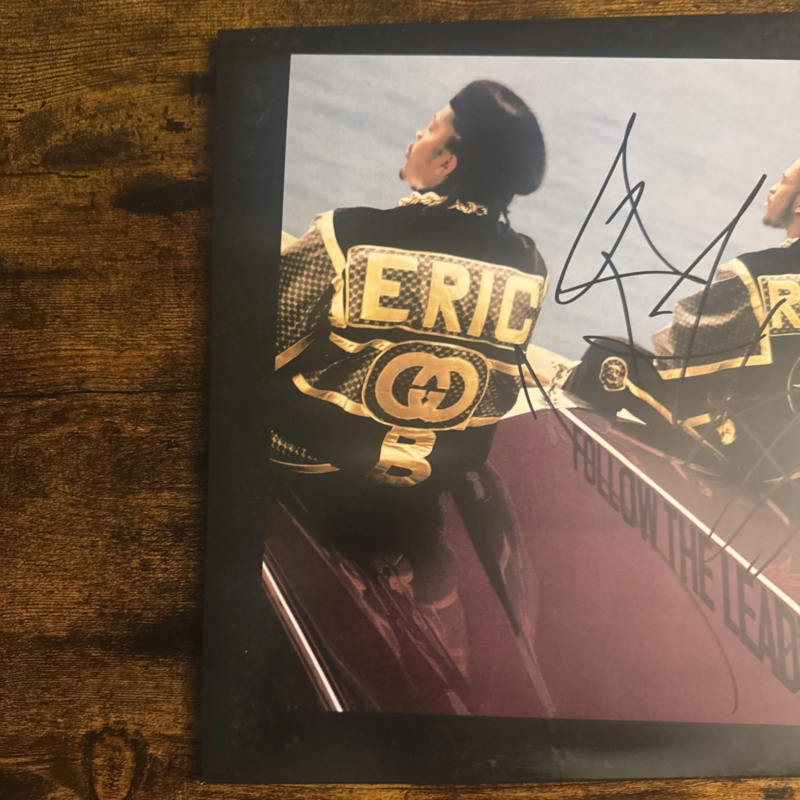 RAKIM THE GOD SIGNED Follow The Leader ALBUM VINYL RECORD BECKETT Coa, изображение 5