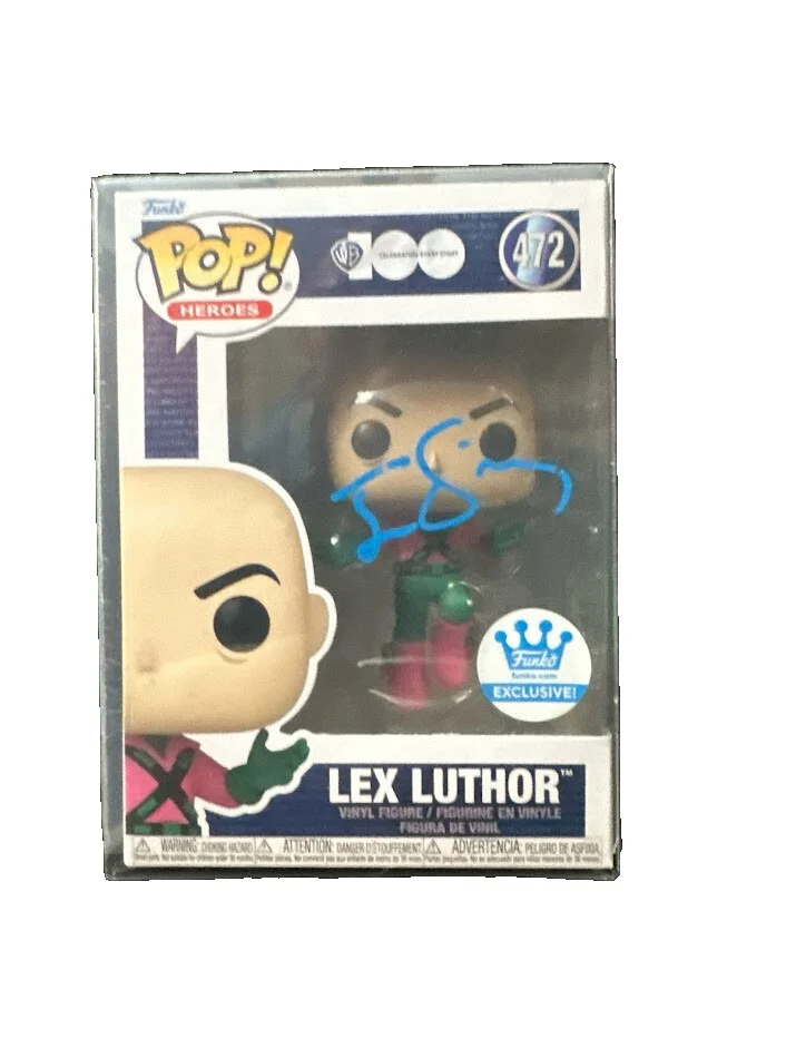 Jesse Eisenberg — Jesse Eisenberg Signed "WB 100" #472 Lex Luthor Funko Pop!, image 5
