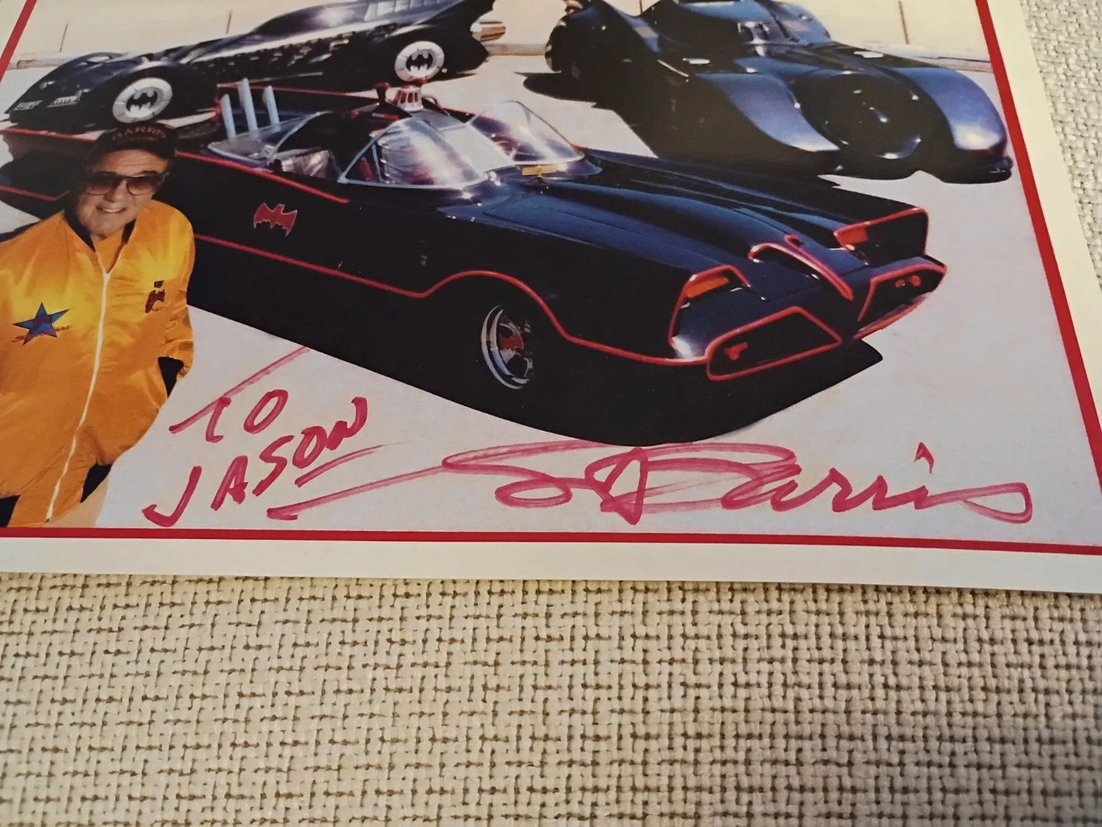 George Barris Batmobile Signed Autographed Photo Personalized, image 2