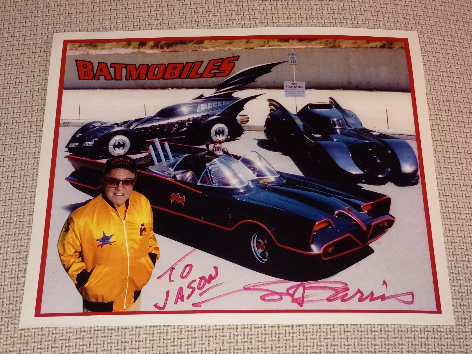 George Barris Batmobile Signed Autographed Photo Personalized, image 3