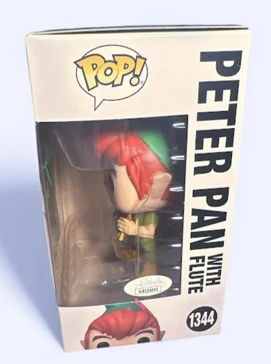 Blayne Weaver — Blayne Weaver Signed Peter Pan w/ Flute Funko Pop! #1344 Disney 70th (JSA), image 2