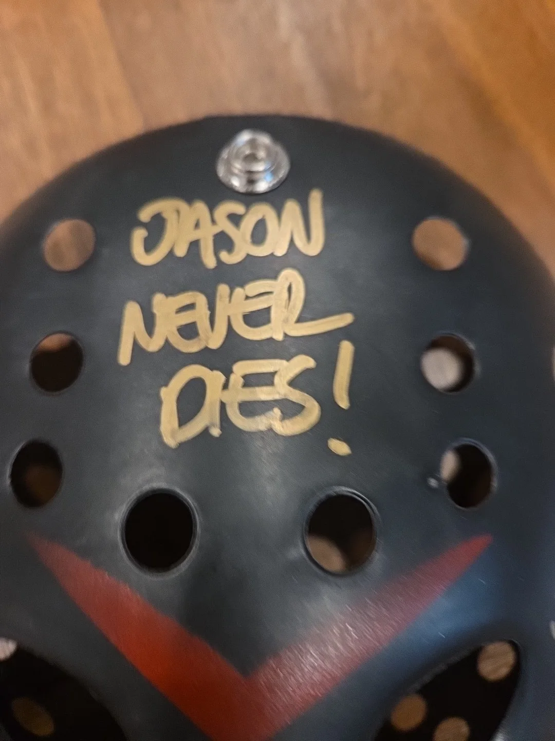 Jason Voorhees Hockey Mask Ari Lehman Signed, Beckett Autographed, изображение 3
