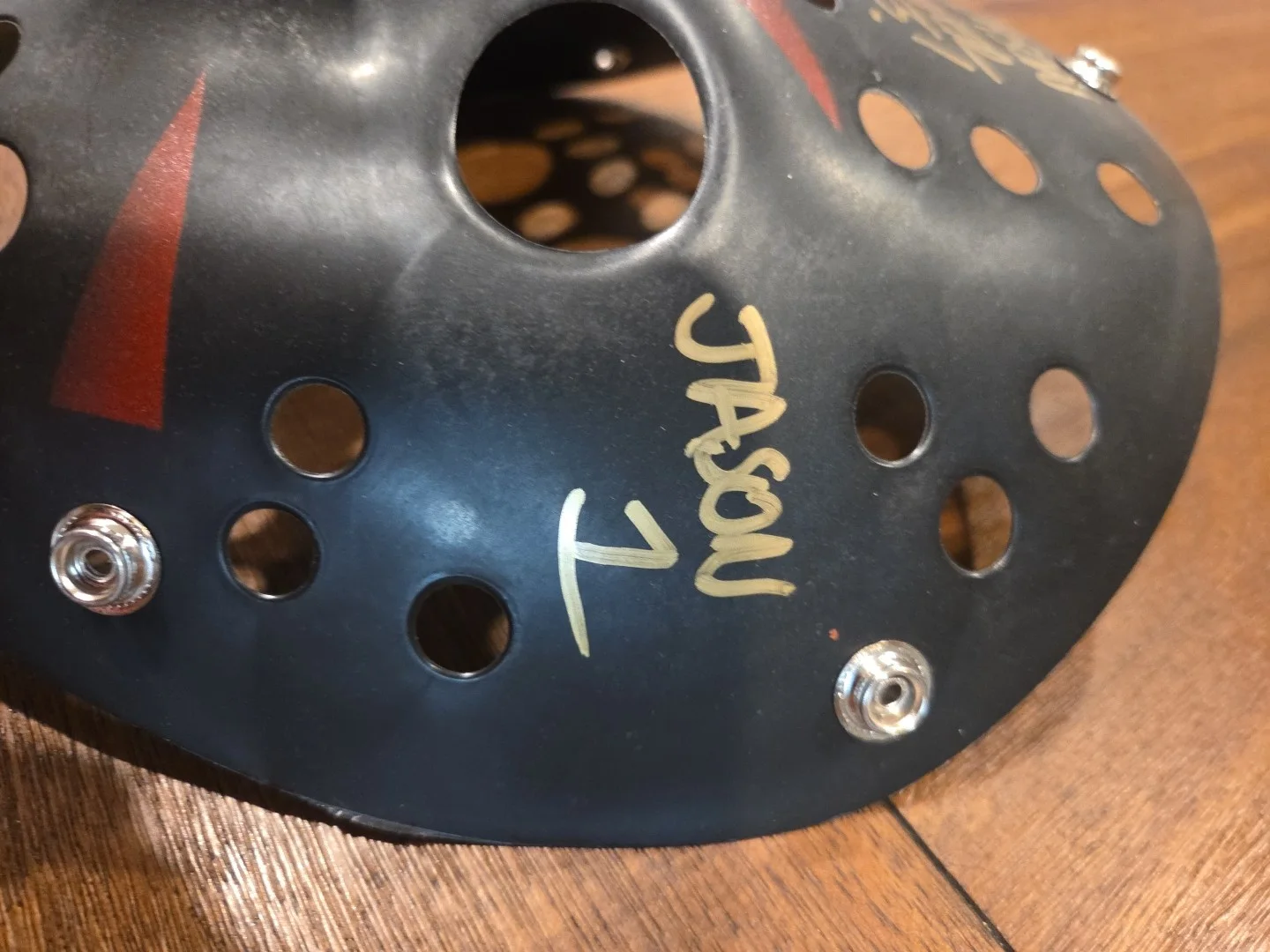 Jason Voorhees Hockey Mask Ari Lehman Signed, Beckett Autographed, изображение 4
