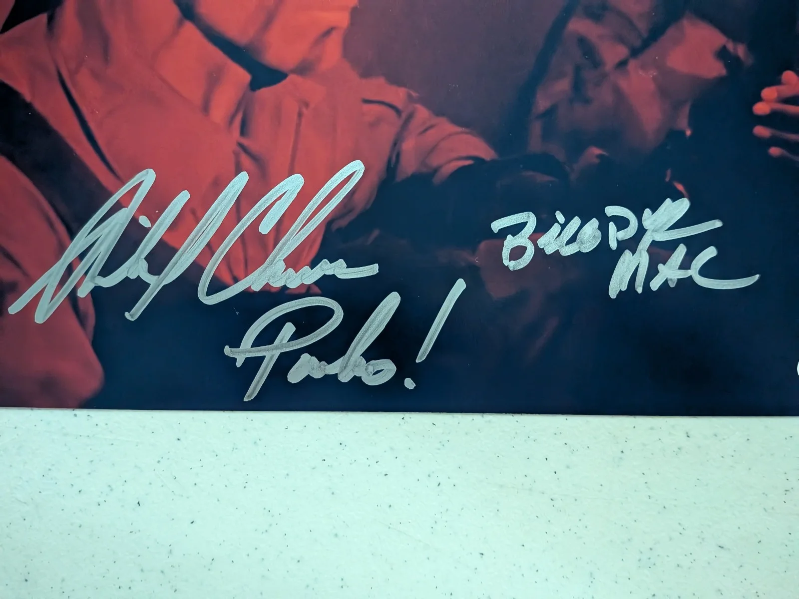 RICHARD CHAVES - BILL DUKE 2x Signed Predator 8x10 Photo Autograph JSA COA As, image 2