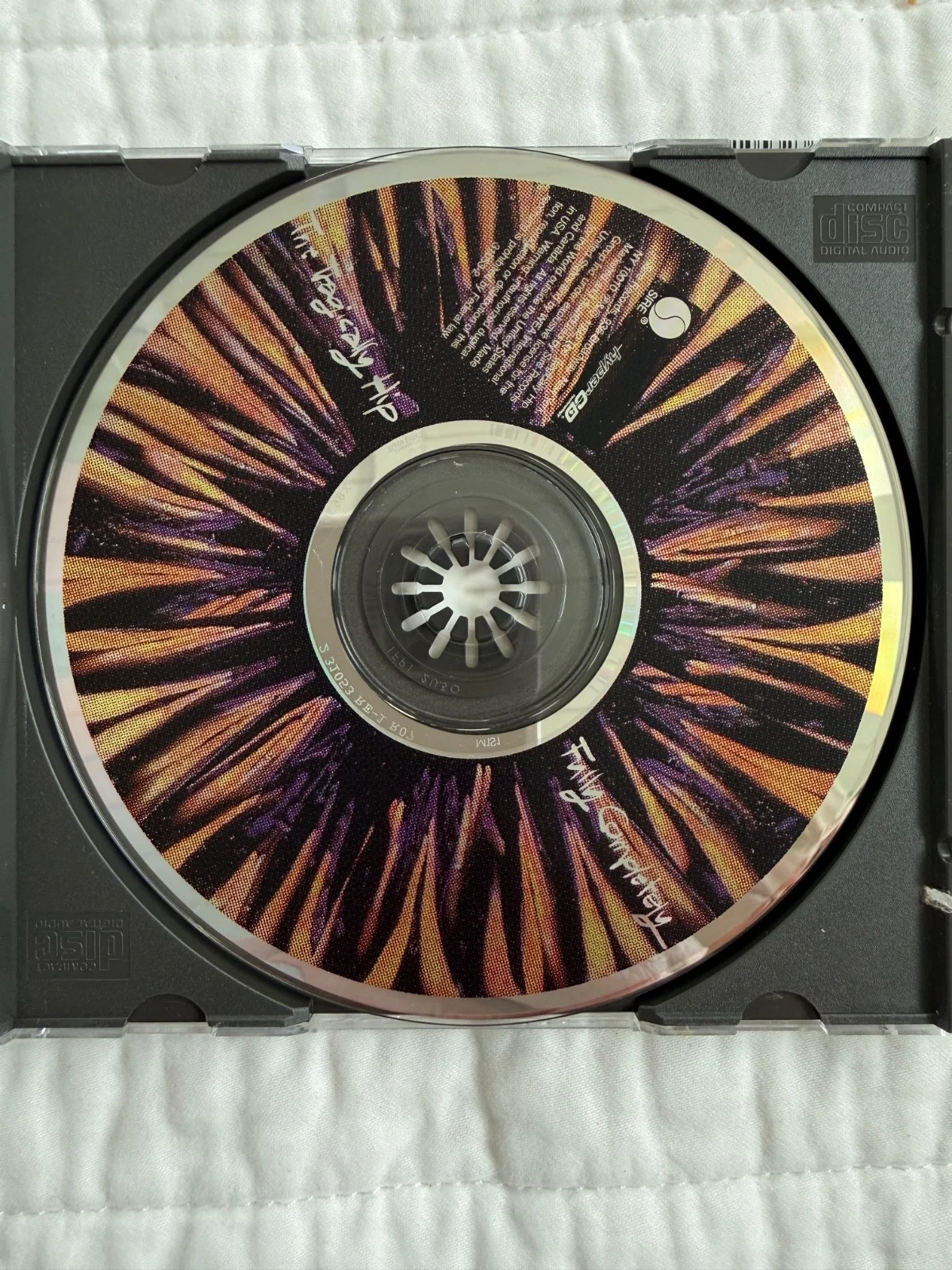 The Tragically Hip SIGNED Fully Completely Disc CD JSA LOA Autograph Gord Downie, image 4