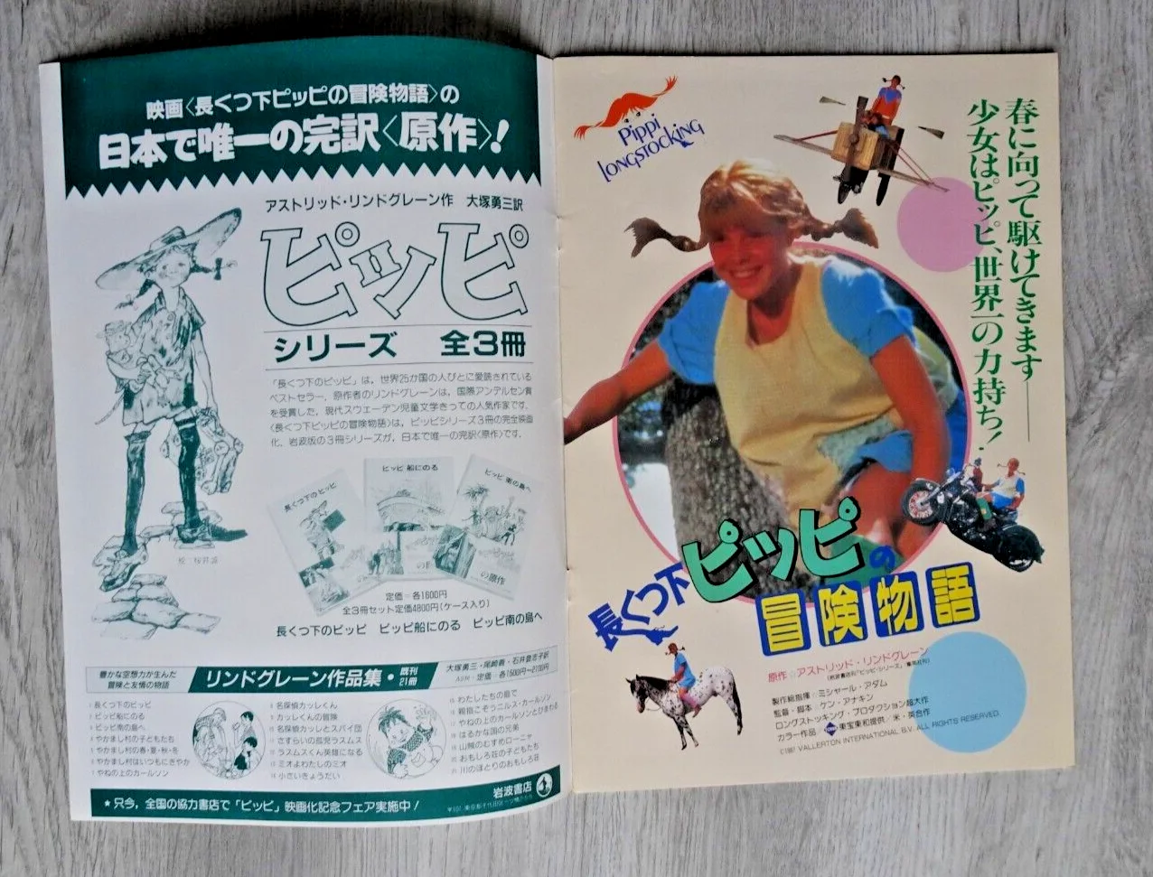 Pippi Longstocking Japan Programme Tami Erin 1988, image 3