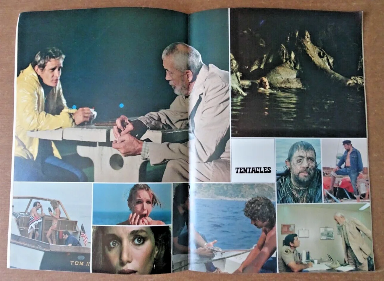 Tentacles Movie Programme Japan 1977 Horror John Huston Shelley Winters, image 3