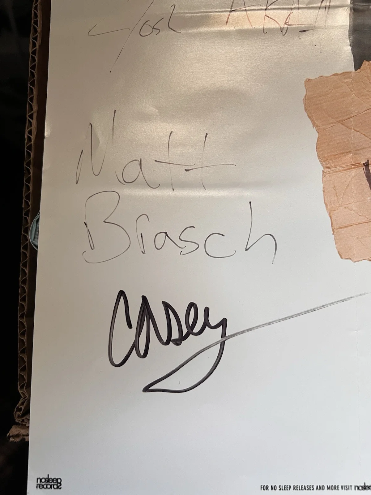 Autographed The Upsides By The Wonder Years Poster, изображение 3