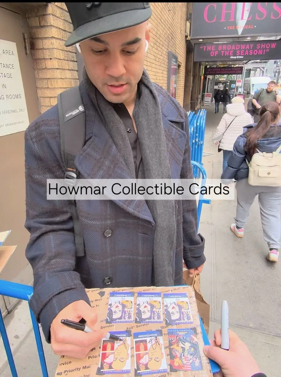 Aaron Tveit, Nicholas Christopher — Chess Lights Of Broadway Card Signed By Aaron Tveit, Nicholas Christopher, image 4