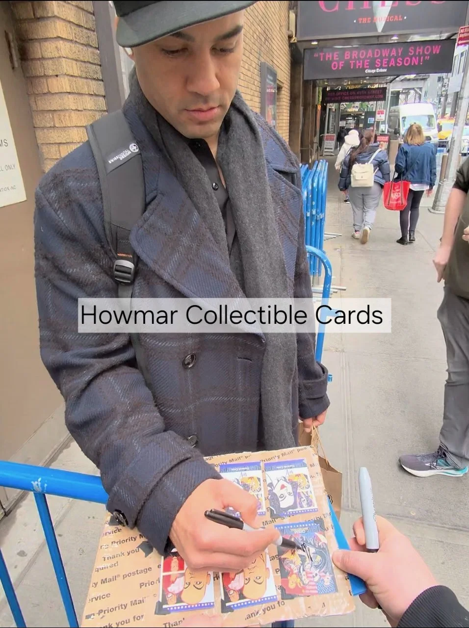Aaron Tveit, Nicholas Christopher — Chess Lights Of Broadway Card Signed By Aaron Tveit, Nicholas Christopher, image 5