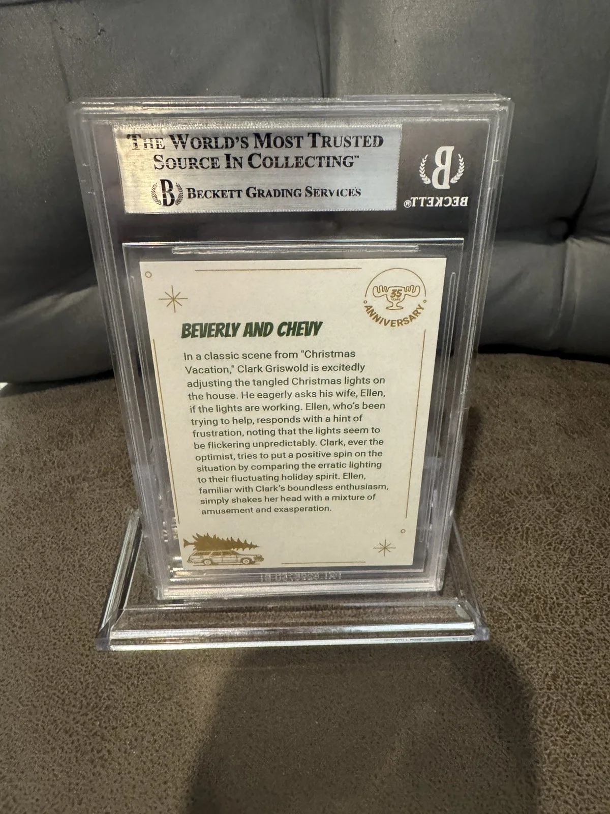 Chevy Chase — Chevy Chase Autographed Christmas Vacation 🌲 BGS Authentic Auto Clark Griswold, image 2