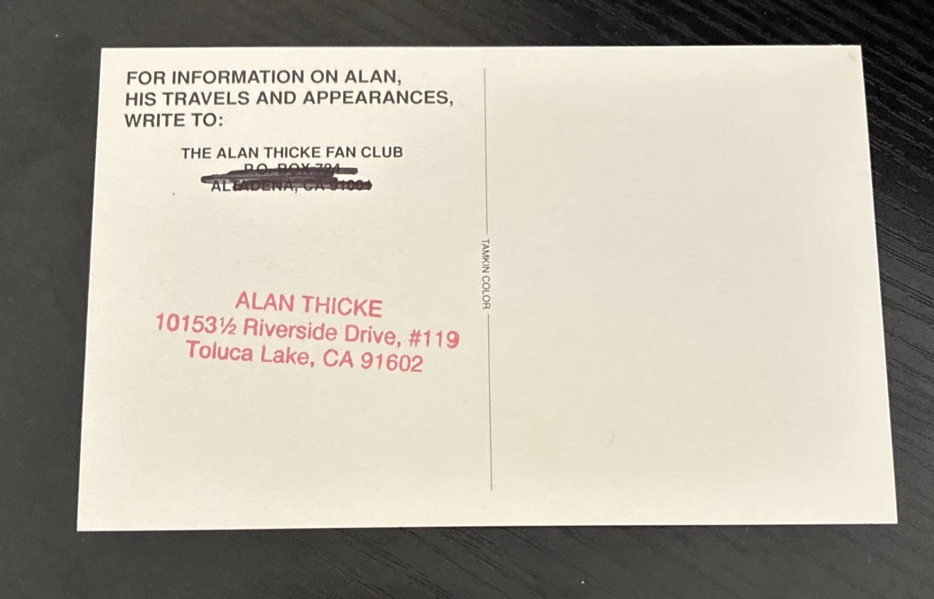 Alan Thicke — Alan Thicke Signed Autograph Portrait Promotional Photo Personalized 3.5 X 5.5, image 2