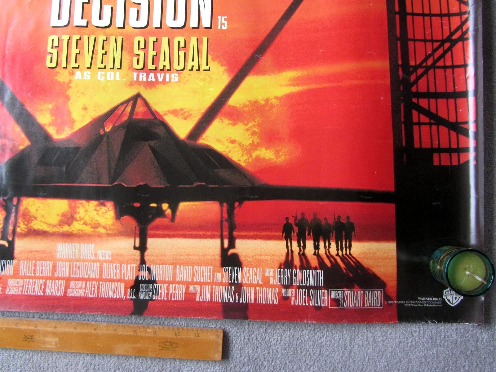 EXECUTIVE DECISION - STEVE SEAGAL - 70cm x 100cm Poster - Time Warner - 1996, image 5