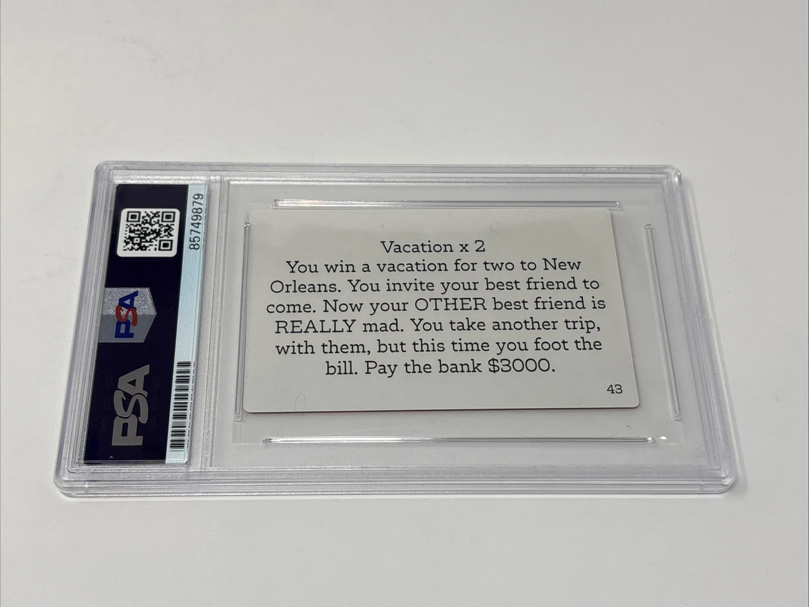 Wayne Brady — Wayne Brady Signed Let's Make A Deal Game Novelty Zonk Card TV Show PSA/DNA, изображение 3