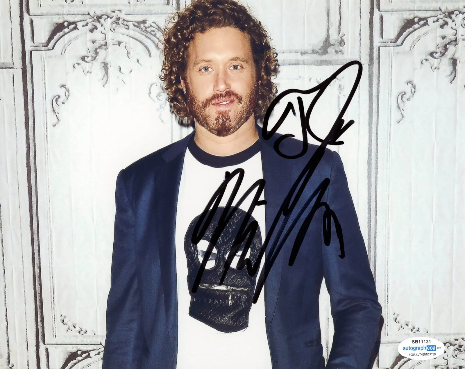 TJ MILLER — TJ Miller signed Autographed 8x10 Photo PROOF b FUNNY Silicon Valley ACOA COA, изображение 3