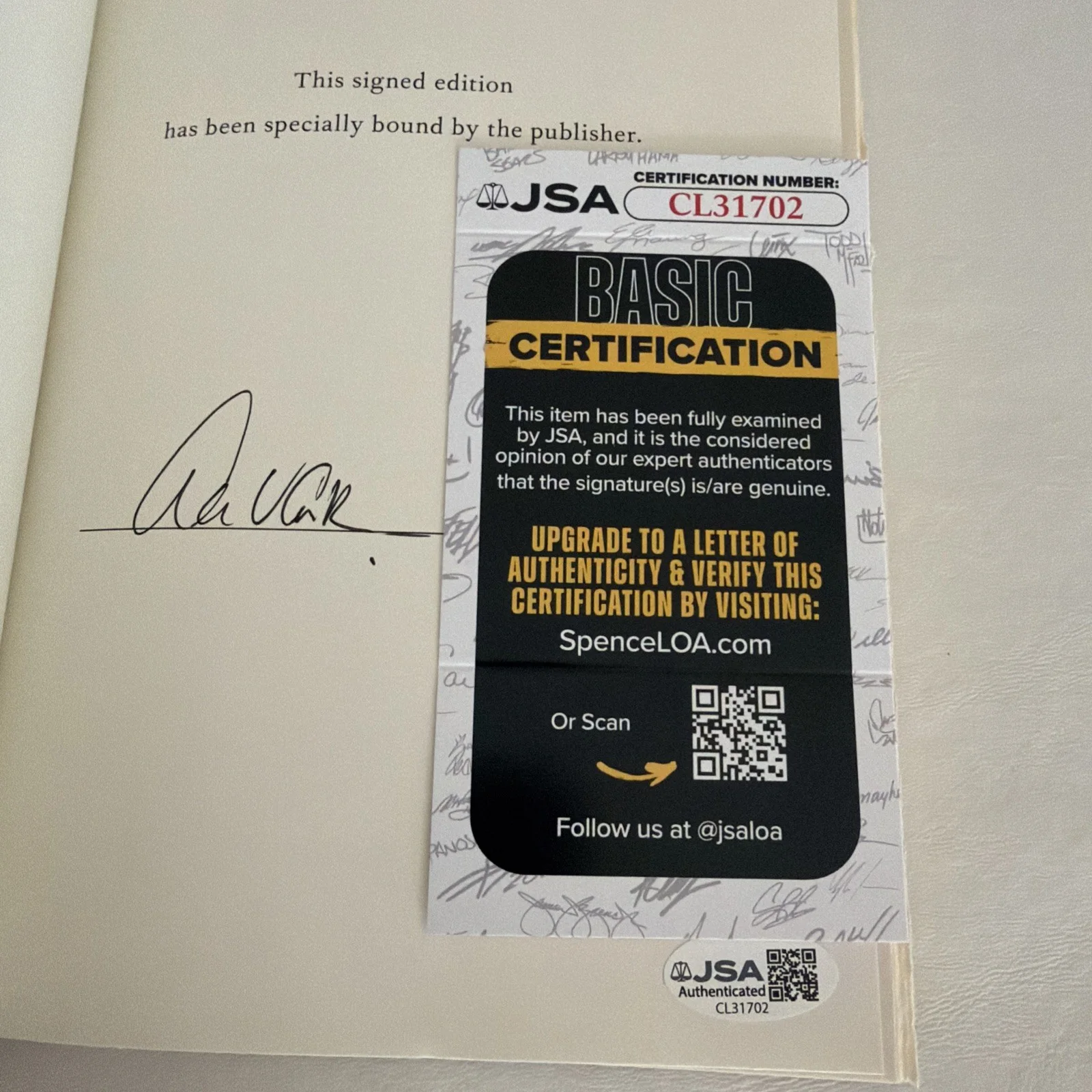 Alex Van Halen Signed Brothers Book JSA COA First Edition, image 3