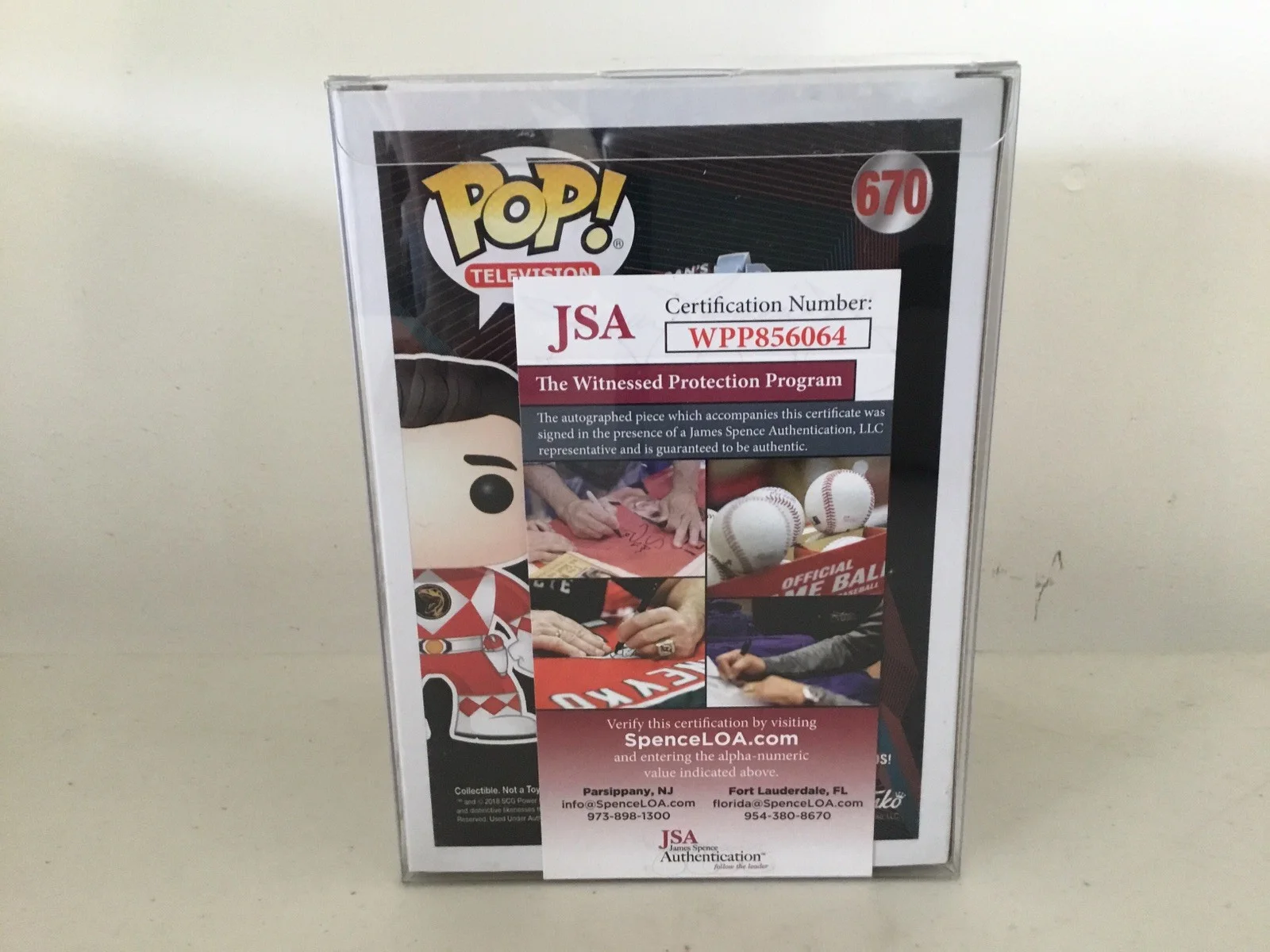 Austin St John — Funko Pop! Auto Austin St John Jason #670 Power Rangers JSA COA W/ Protector, изображение 3