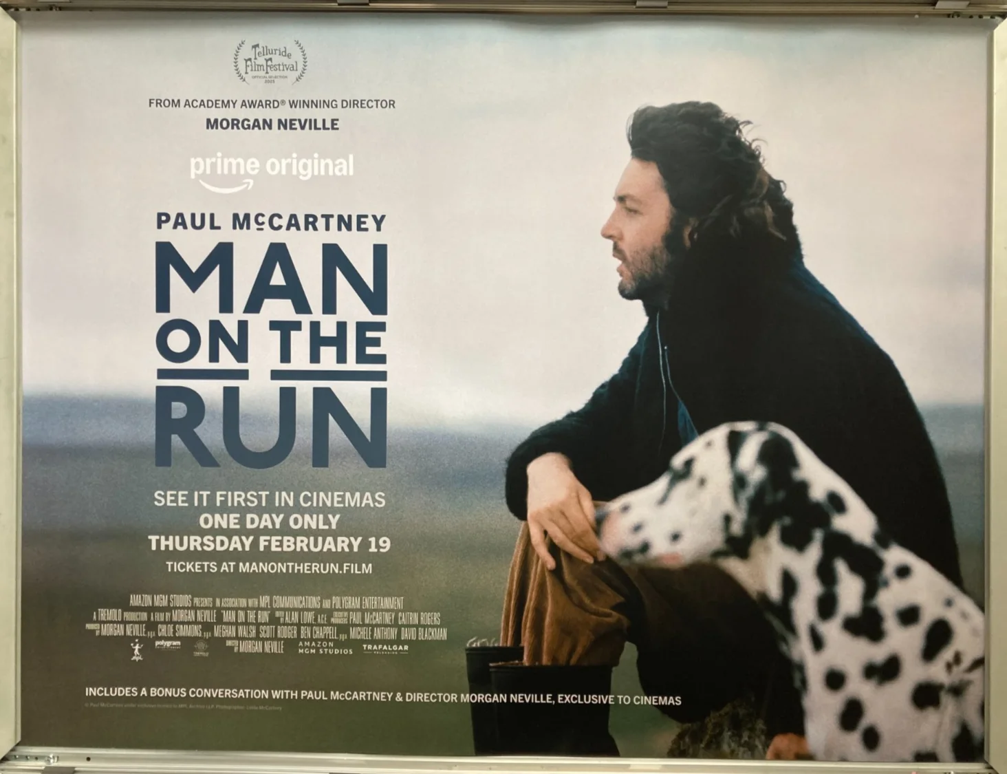 Cinema Poster: MAN ON THE RUN 2026 (Quad) Paul McCartney The Beatles Ringo Starr, image 2