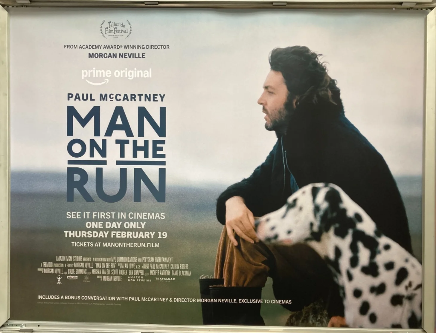 Cinema Poster: MAN ON THE RUN 2026 (Quad) Paul McCartney The Beatles Ringo Starr, image 3