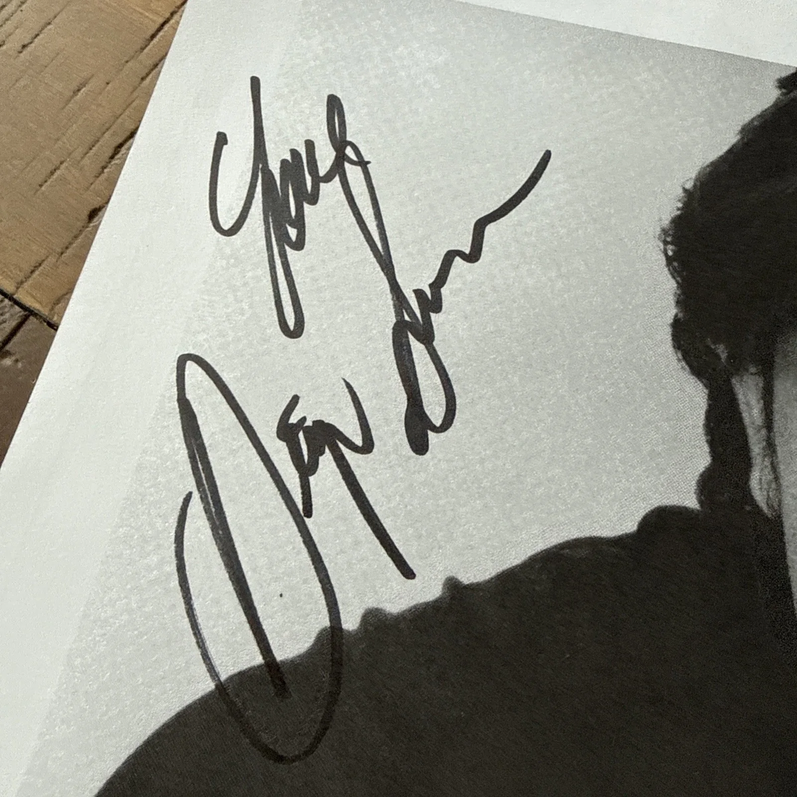 Diego Serrano — DIEGO SERRANO "Tomas" Signed Autograph 8x10" photo Another World, image 2