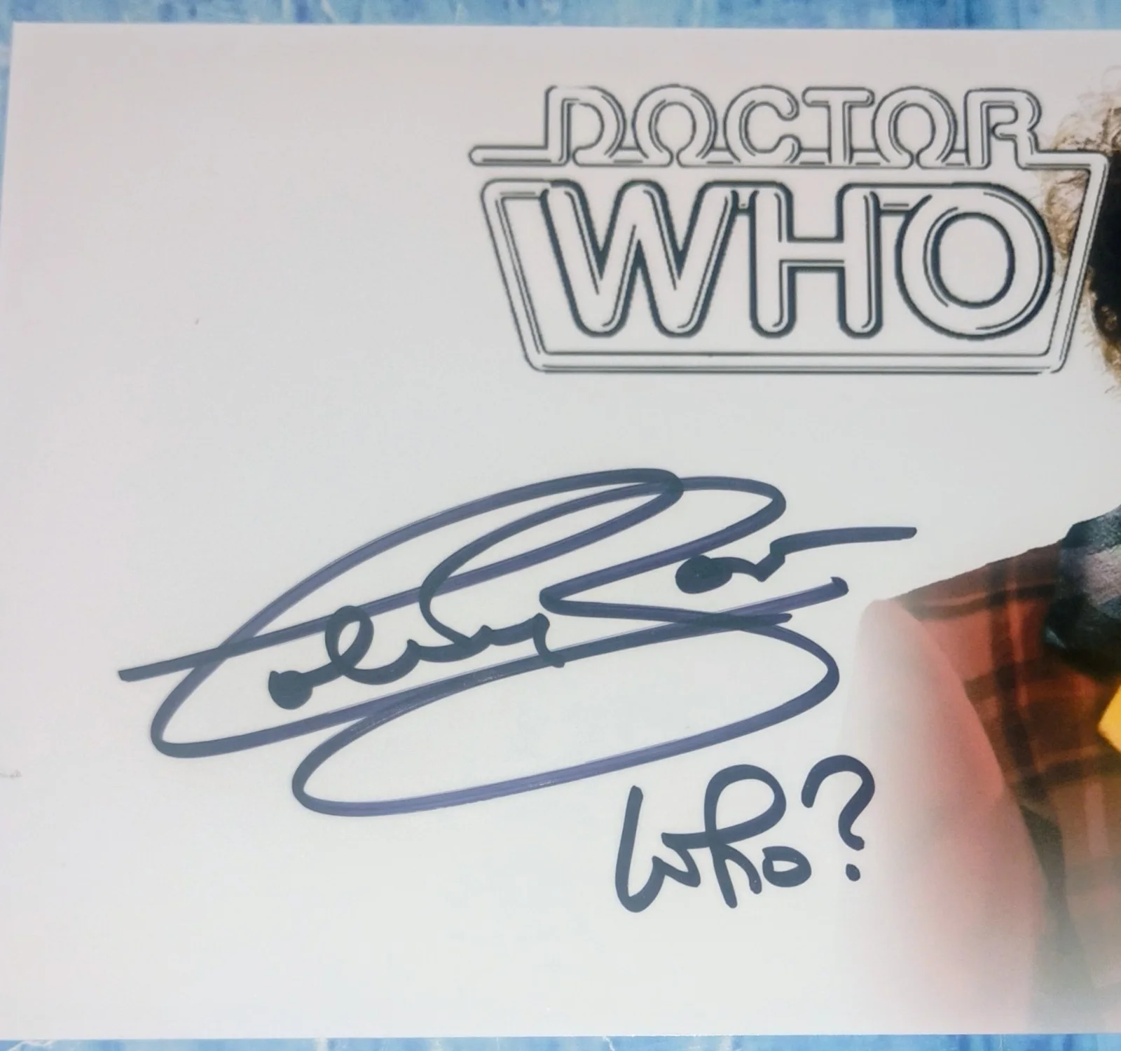Colin Baker Hand Signed Autograph Photo COA Doctor Who NO US TARIFF, изображение 3