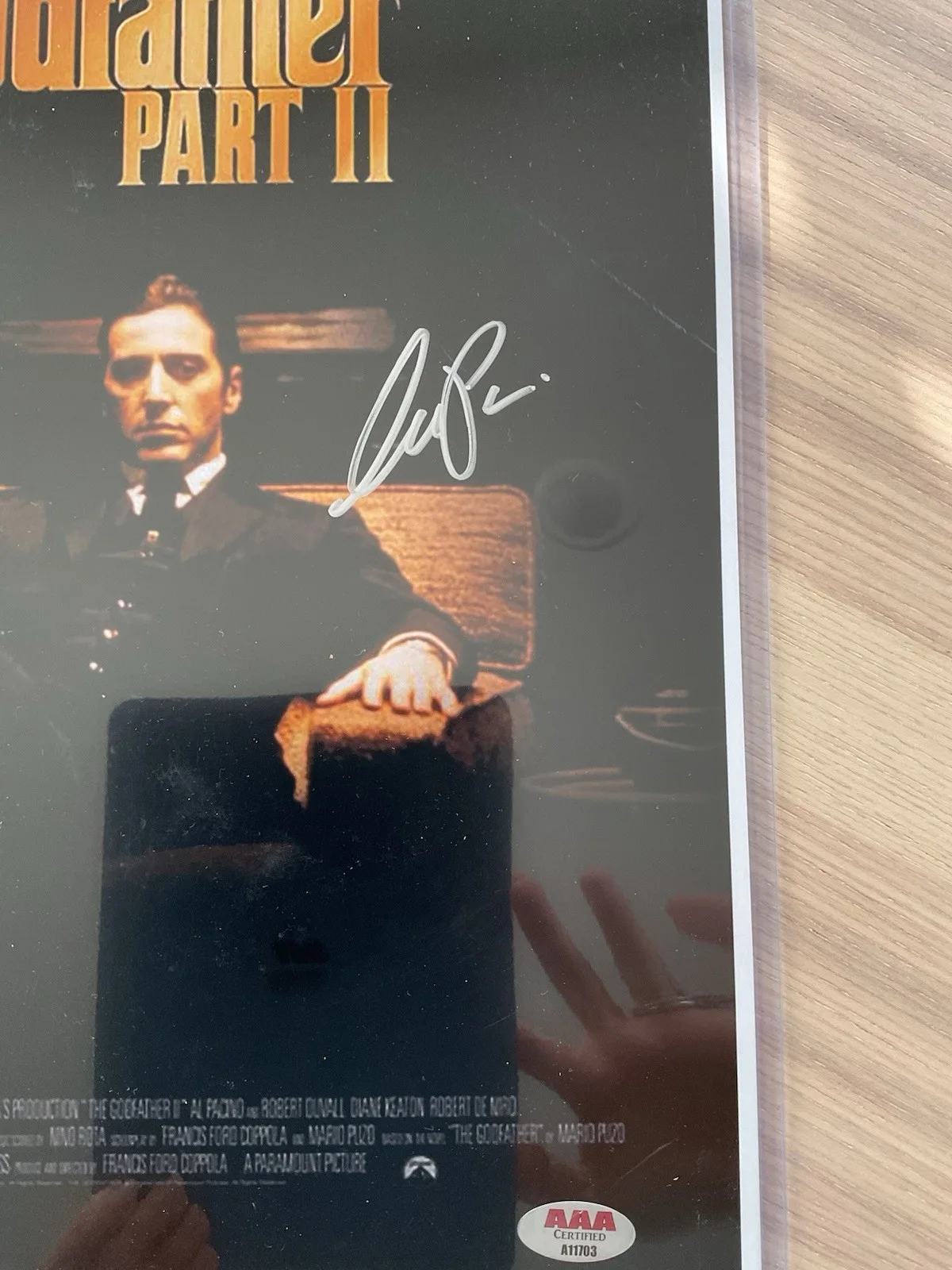 The Good Father Autographed Poster with Certificate of Authenticity 11x17, image 3