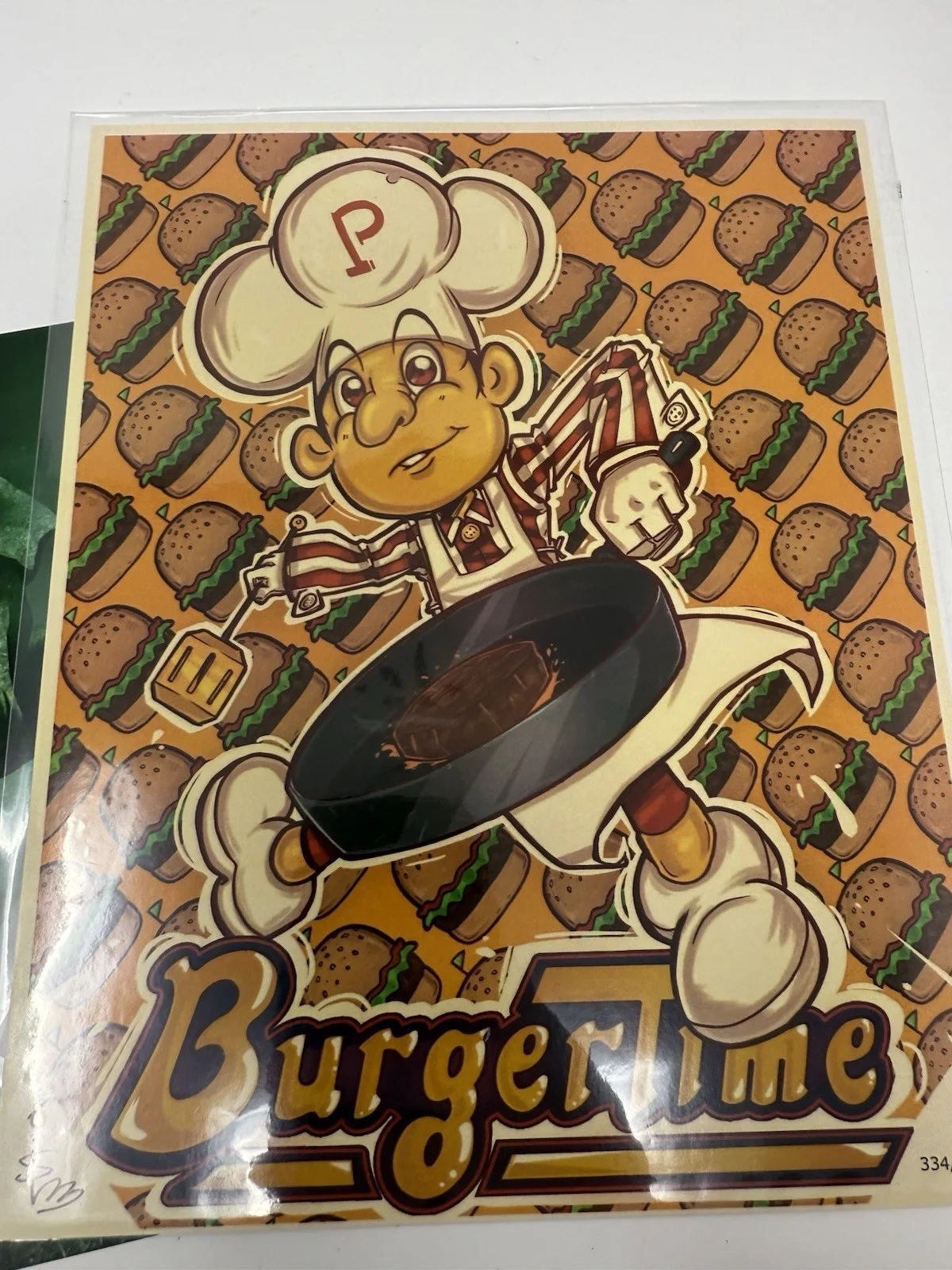 Dead by Daylight & Burger Time Fan Art Print Bam Box Video Game, изображение 2