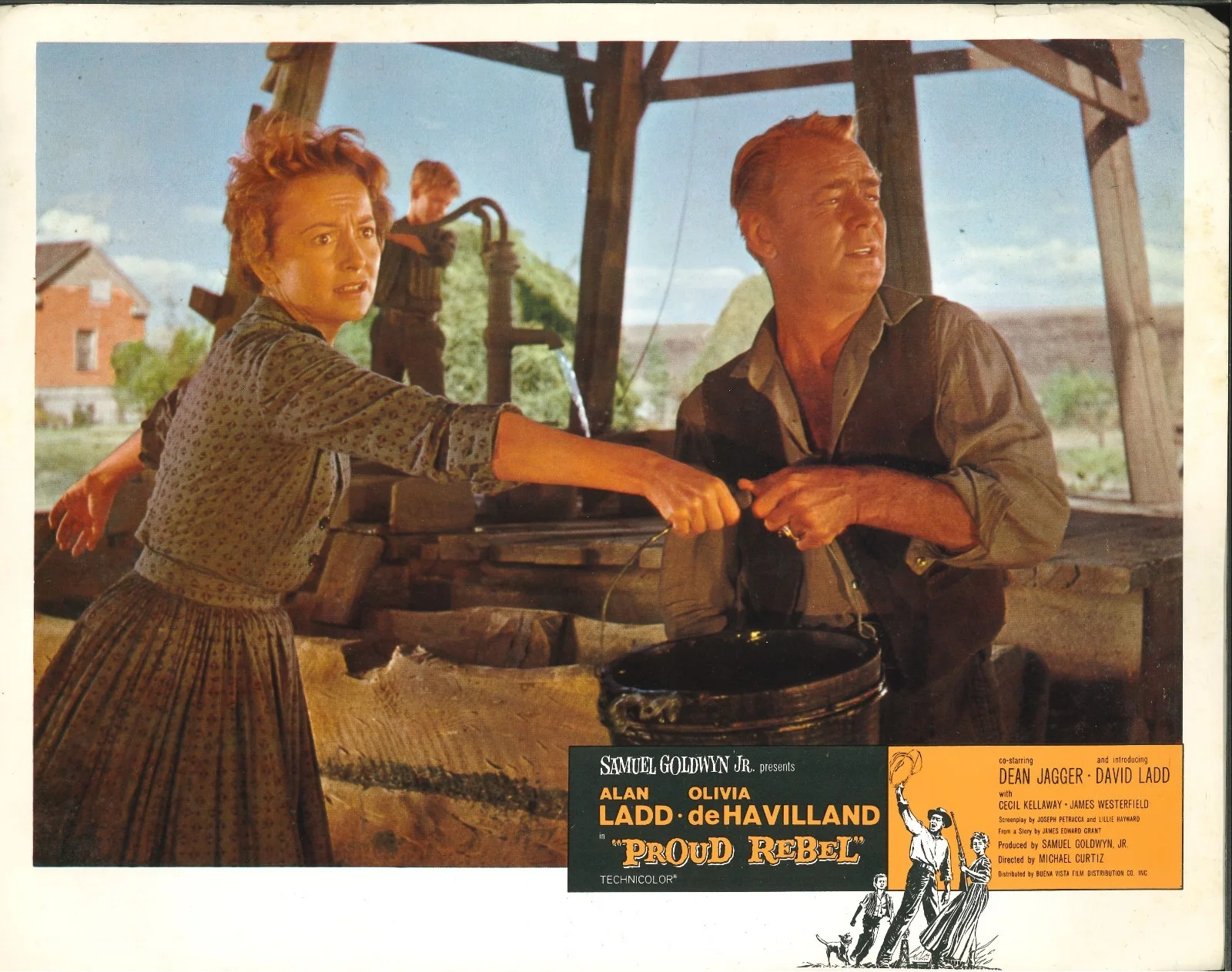 Proud Rebel 6x ORIGINAL US Lobby Cards Olivia de Havilland Alan Ladd 1958, изображение 5