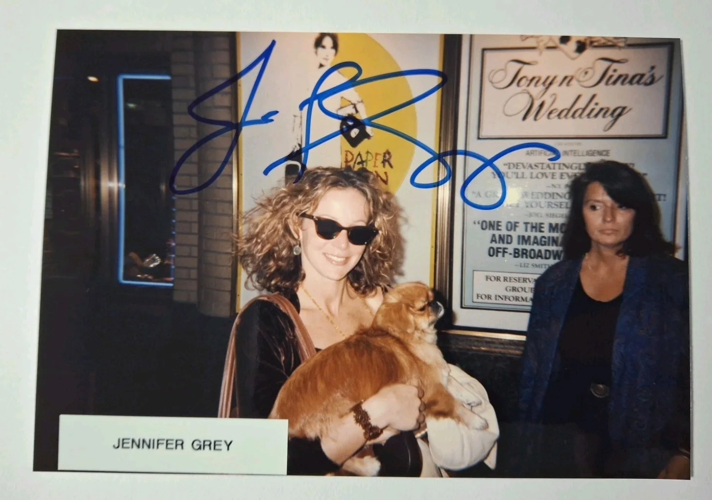 Jennifer Grey — JENNIFER GREY - " BABY " - DIRTY DANCING MOVIE - SIGNED 4x6 RARE CANDID W/PROOF, изображение 5
