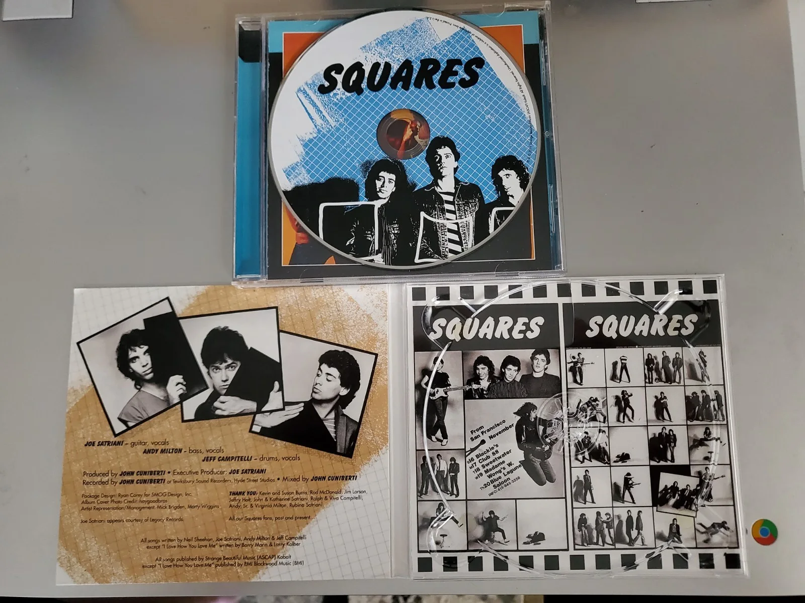 Joe Satriani Autographed Squares CD & Booklet Signed Music Collectible, изображение 2