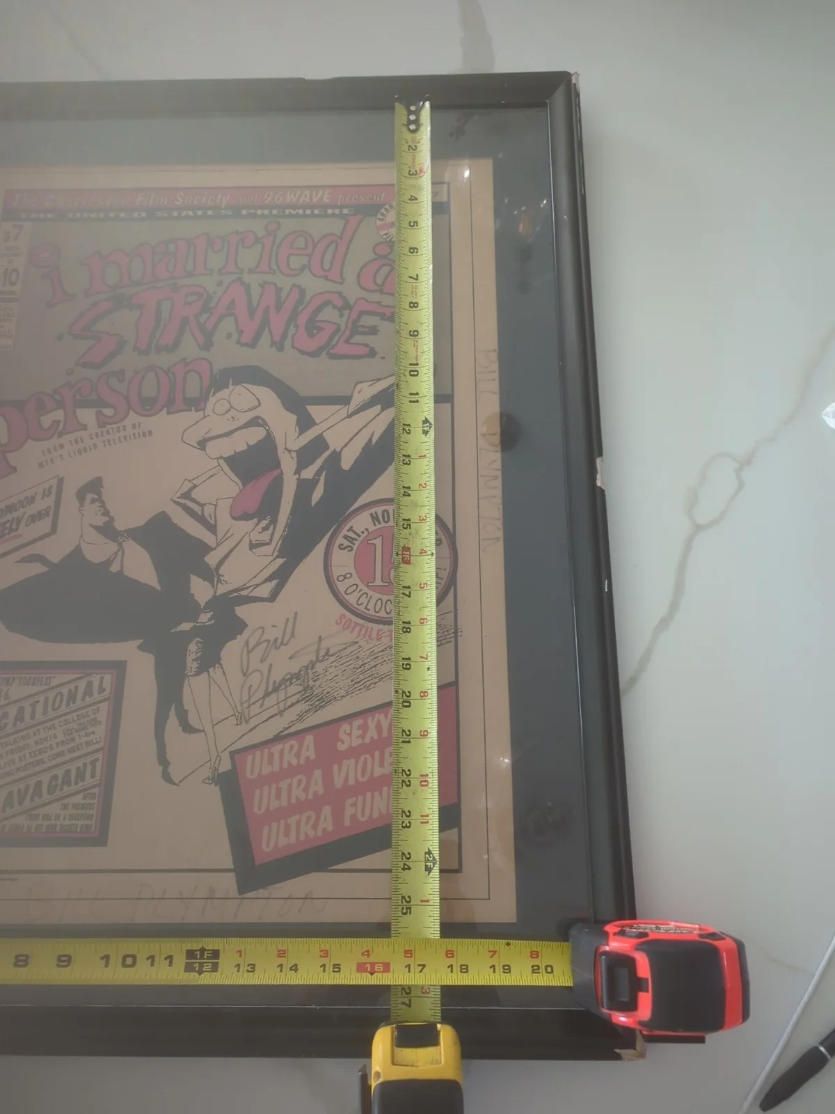Bill Plympton — Charleston Film Festival I Married A Strange Person Poster Signed Bill Plympton, изображение 2