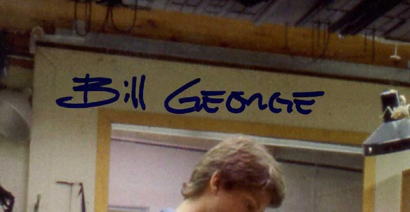 BILL GEORGE SIGNED AUTOGRAPHED 12x18 PHOTO ILM MODEL MAKER STAR WARS BECKETT BAS, изображение 2