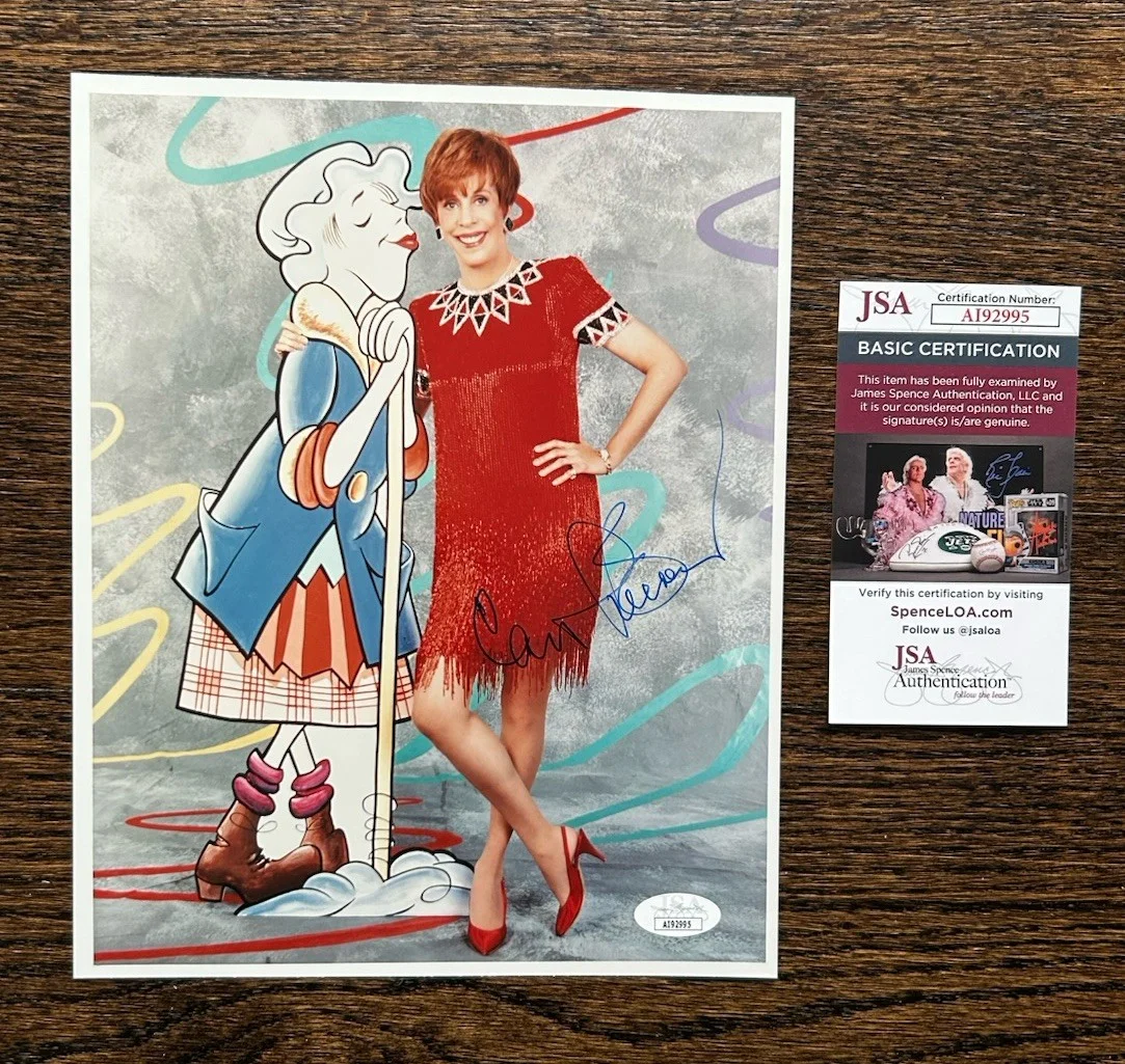 Carol Burnett — Carol Burnett Autographed Signed Photo 8x10 JSA COA