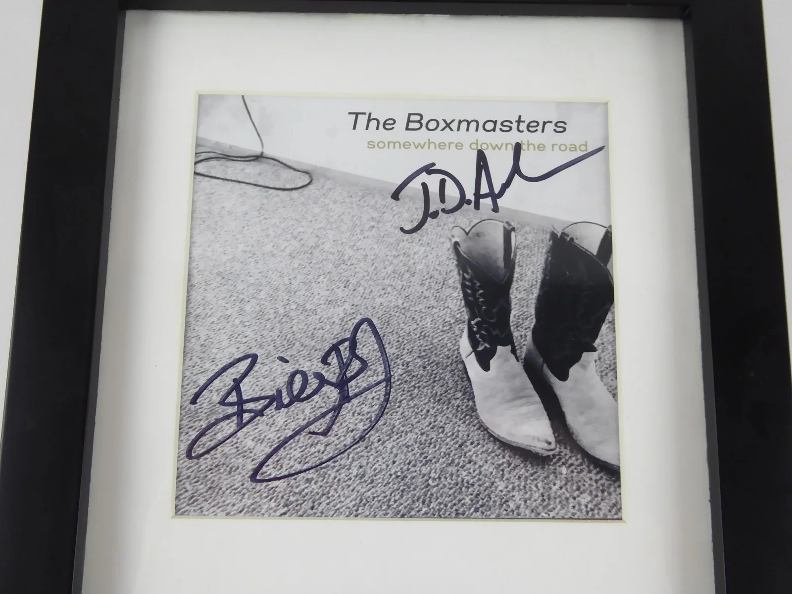 Billy Bob Thornton Boxmasters JD Andrew Signed Framed Display Matted CD W/Cover, image 2