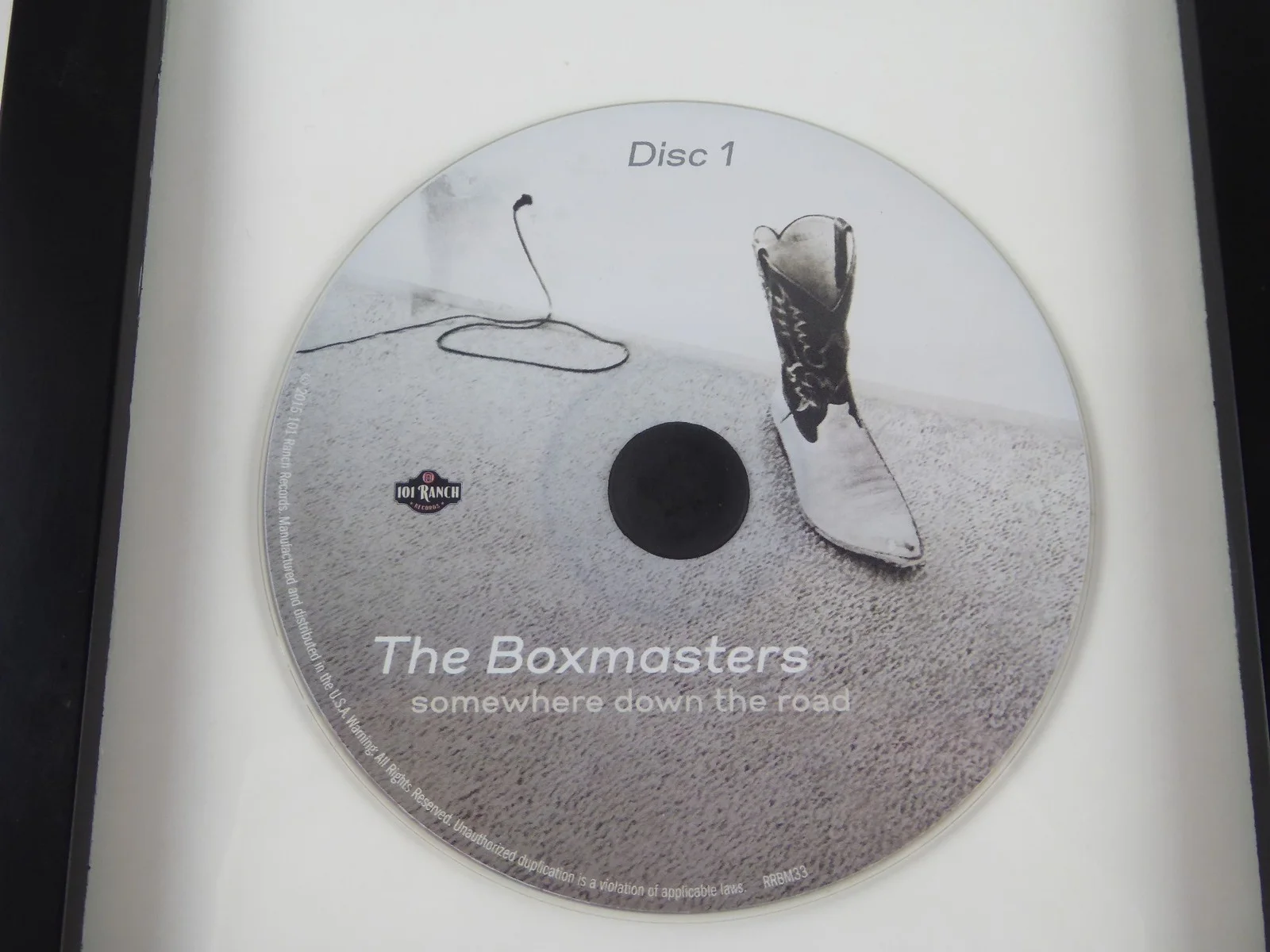Billy Bob Thornton Boxmasters JD Andrew Signed Framed Display Matted CD W/Cover, image 3