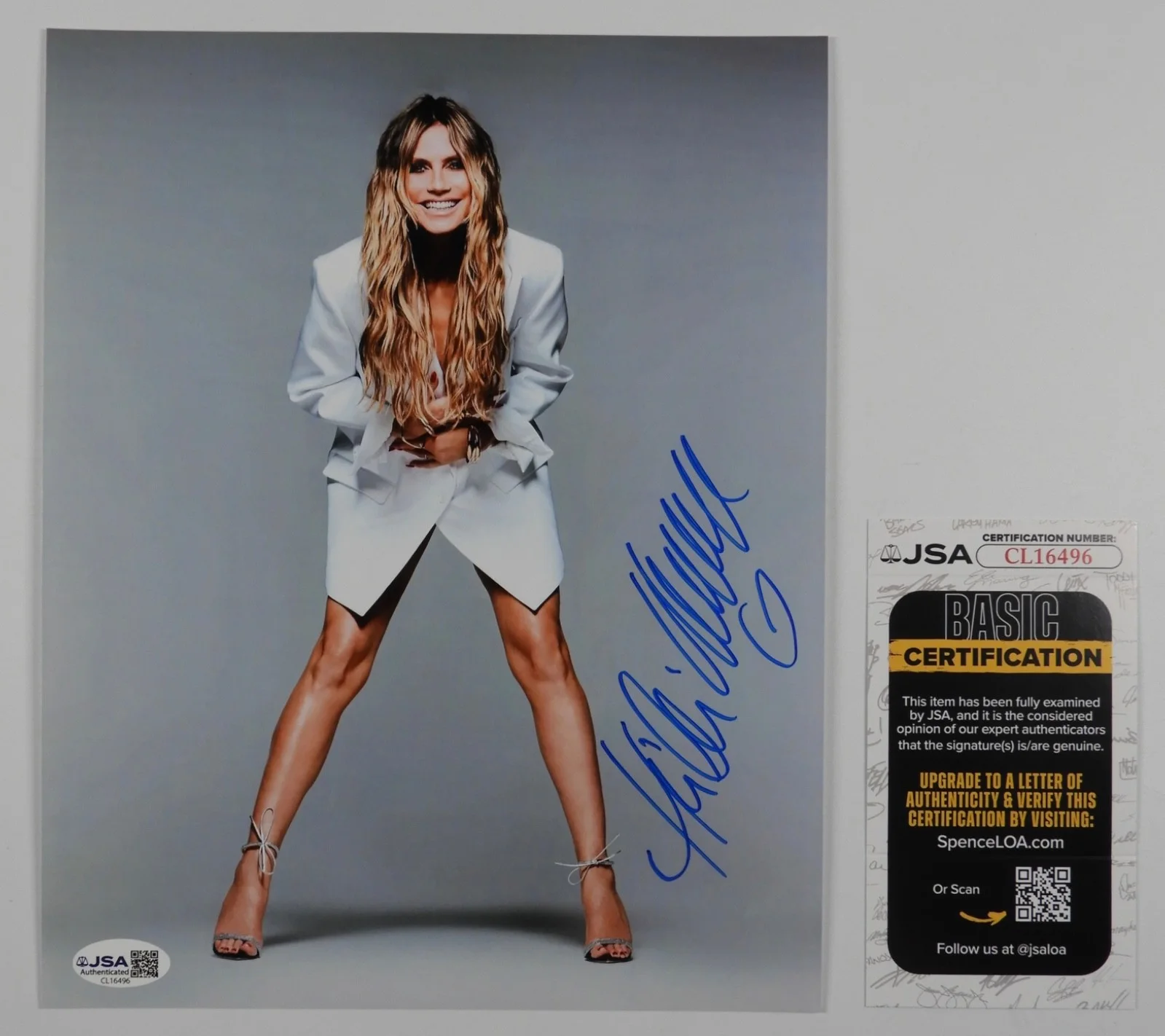 Heidi Klum — Heidi Klum JSA Signed Autograph Photo 8 x 10, image 2