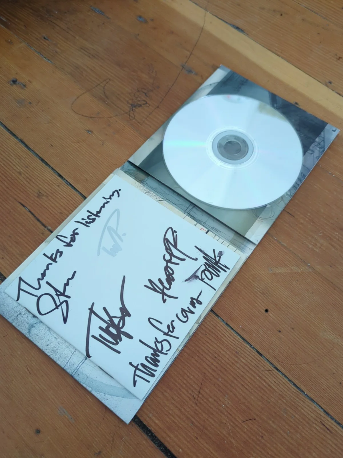 Thursday Signed Cd Case Was All The Time Autographed CD Rare 2003, image 4