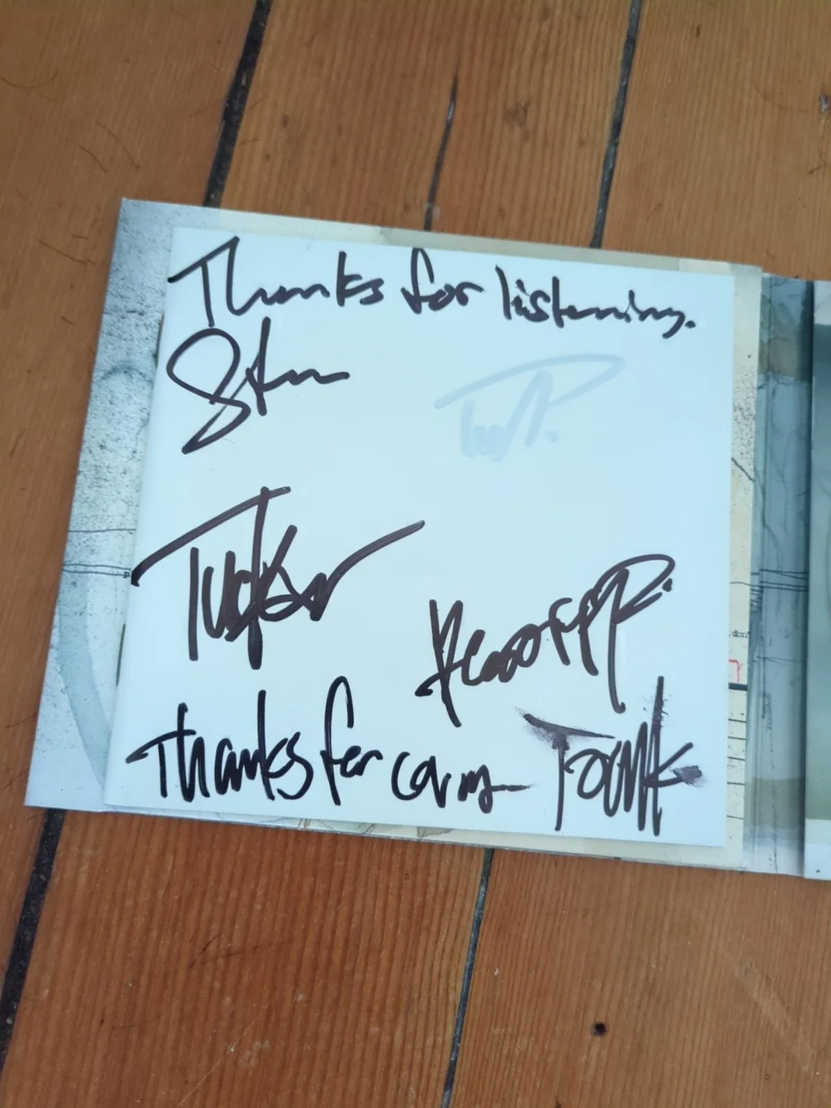 Thursday Signed Cd Case Was All The Time Autographed CD Rare 2003, image 5