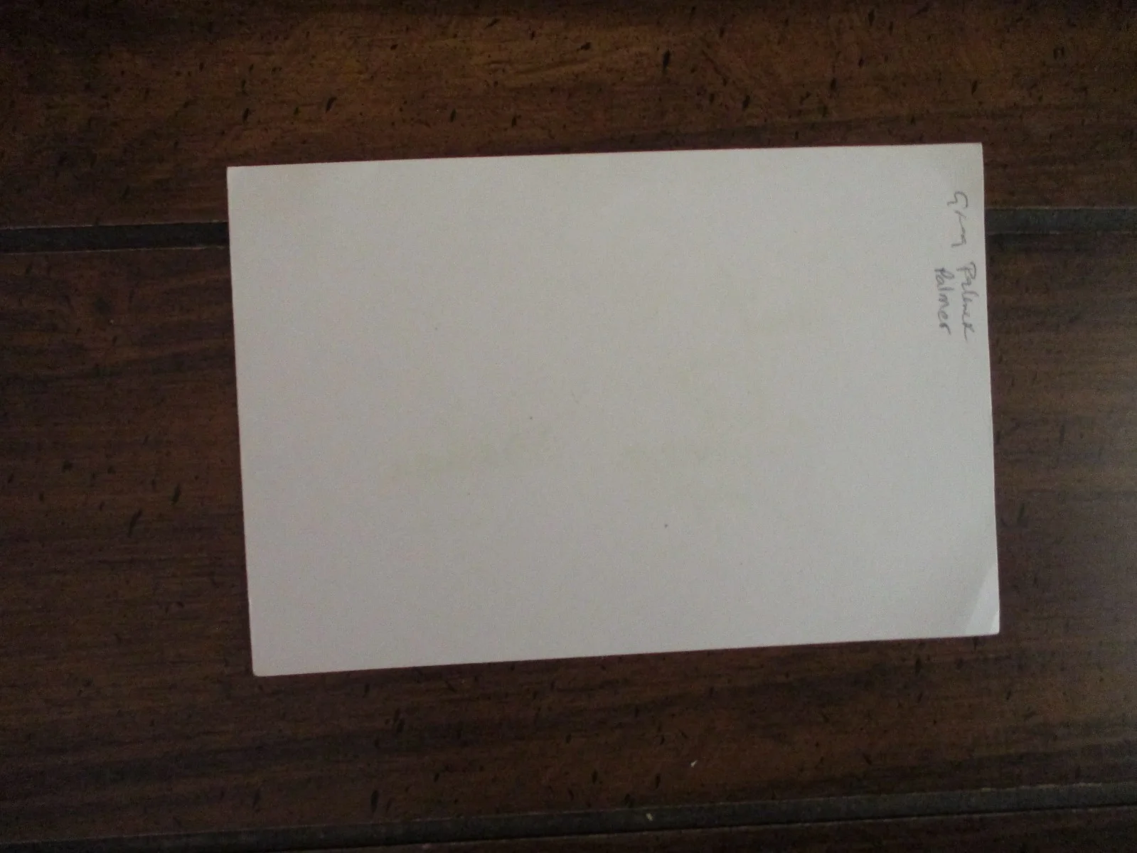 GREGG PALMER(Died-2015)Signed 4x 6 Index Card(THE LIFE AND LEGEND OF WYATT EARP, изображение 2