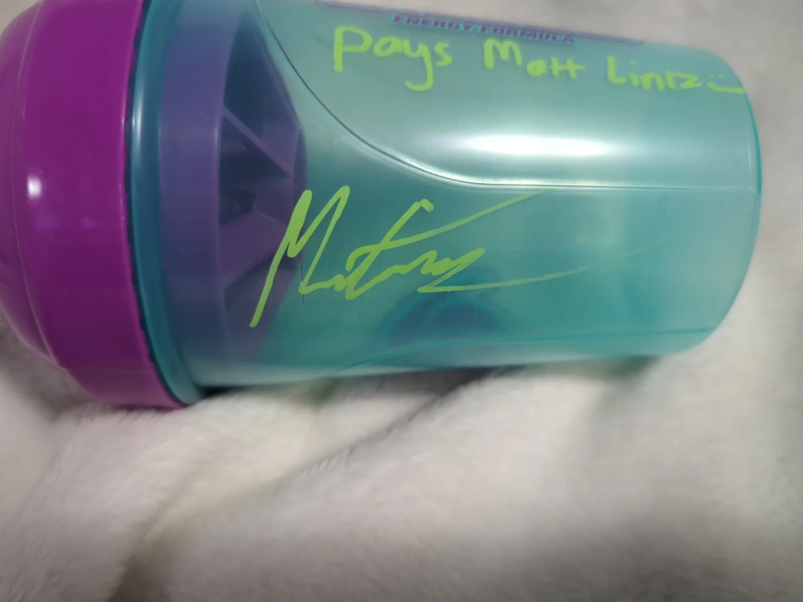 Autograph Cup Matt Lintz Walking Dead Ms. Marvel, image 2