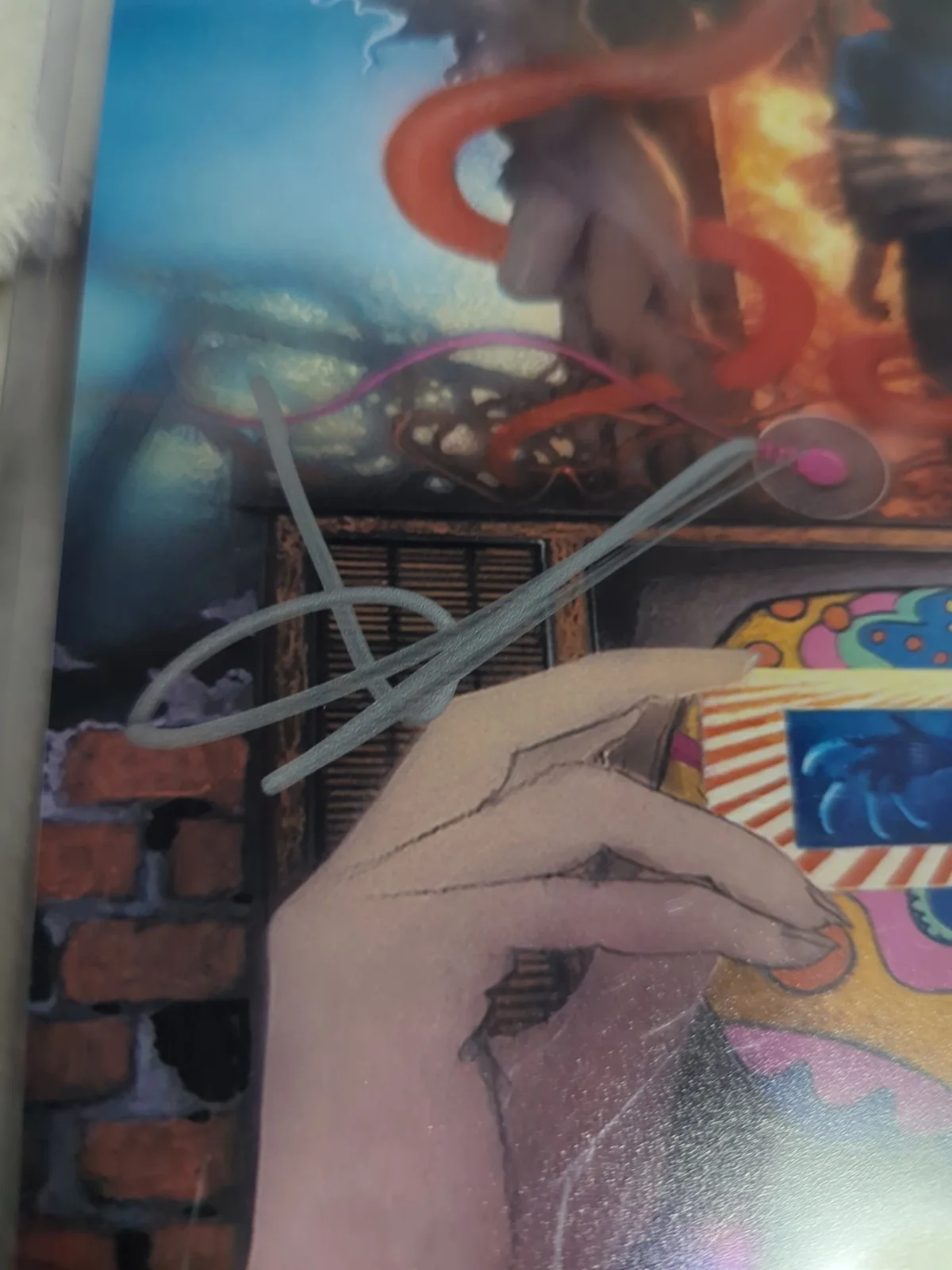 Signed Freddy's Dead Art Work Lezlie Deane "Tracy", image 2